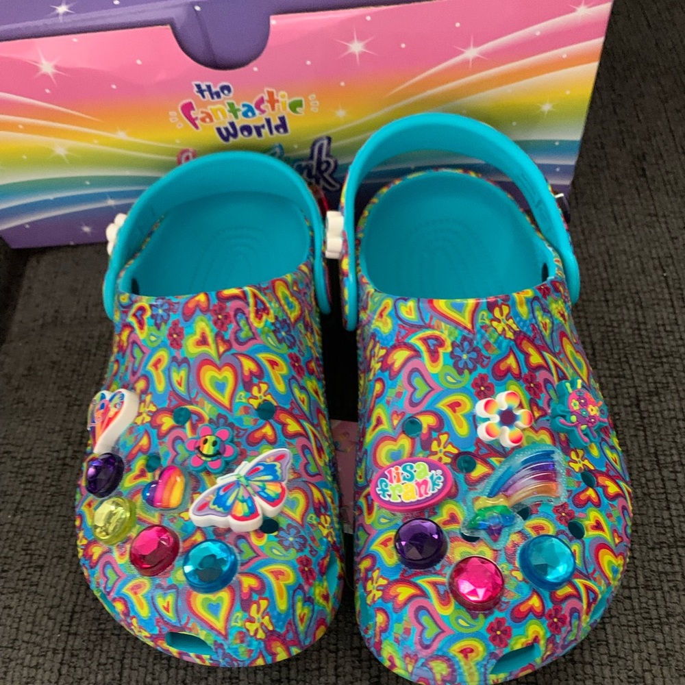 Lisa Frank limited edition crocs